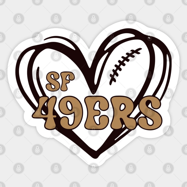 49ers Fan Sticker by RansomBergnaum